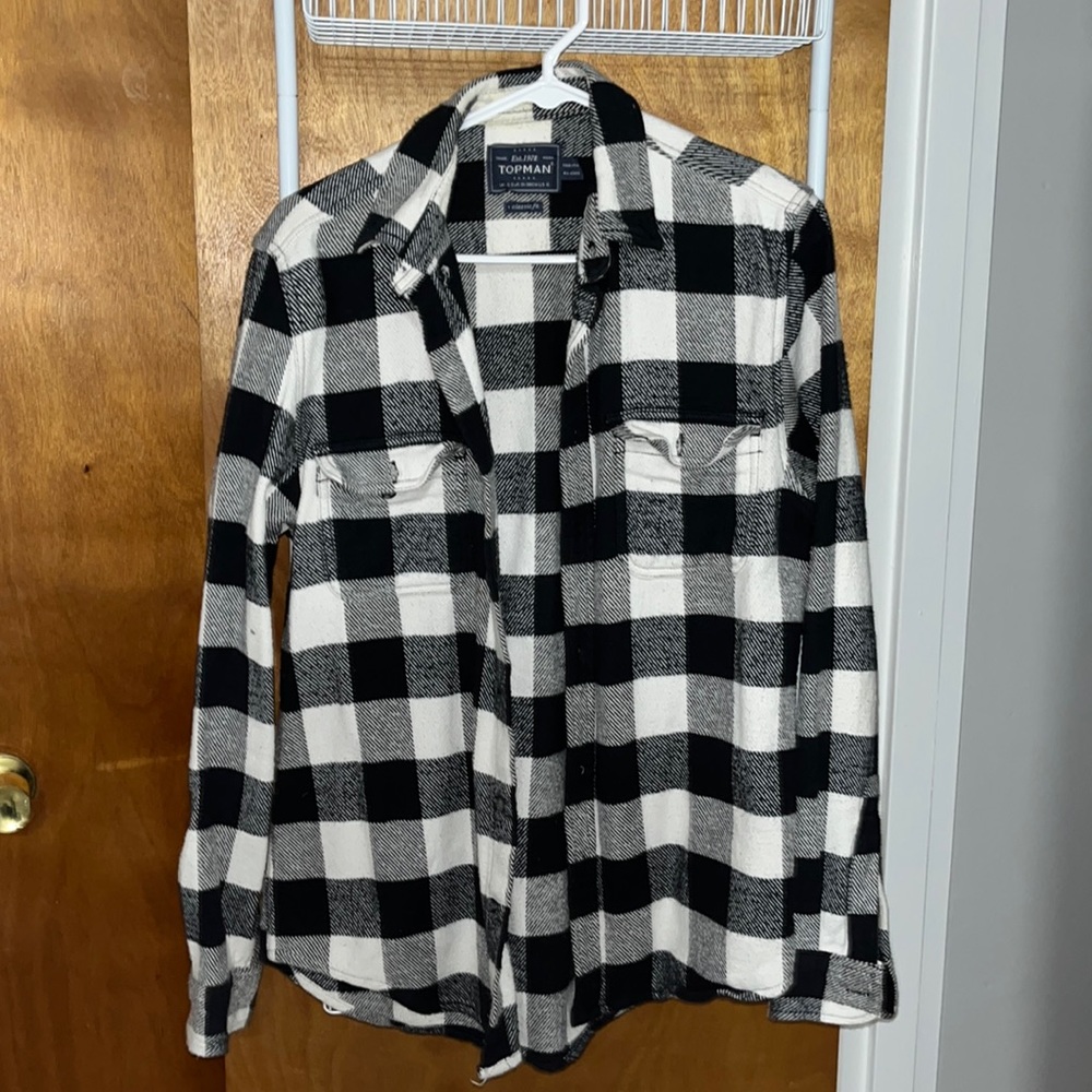 White and Black Flannel